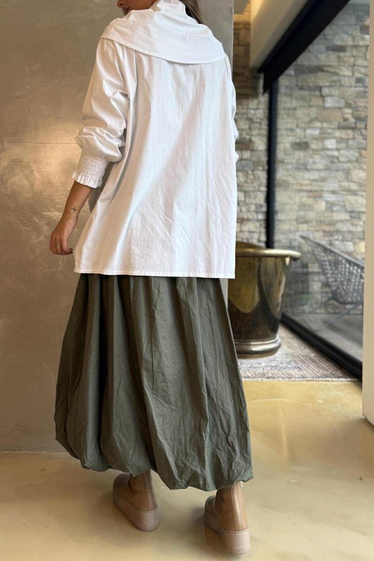 Paloma Neckerchief Blouse White